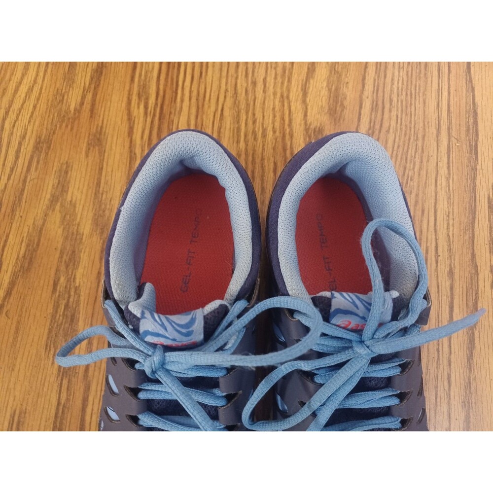 Asics Gel-Fit Tempo Lace Up Athletic Shoe Womens Size 7.5 S563N Blue White Pink - Picture 4 of 11